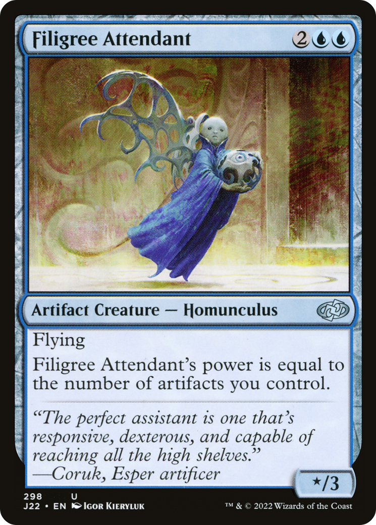 Filigree Attendant [Jumpstart 2022] | Silver Goblin