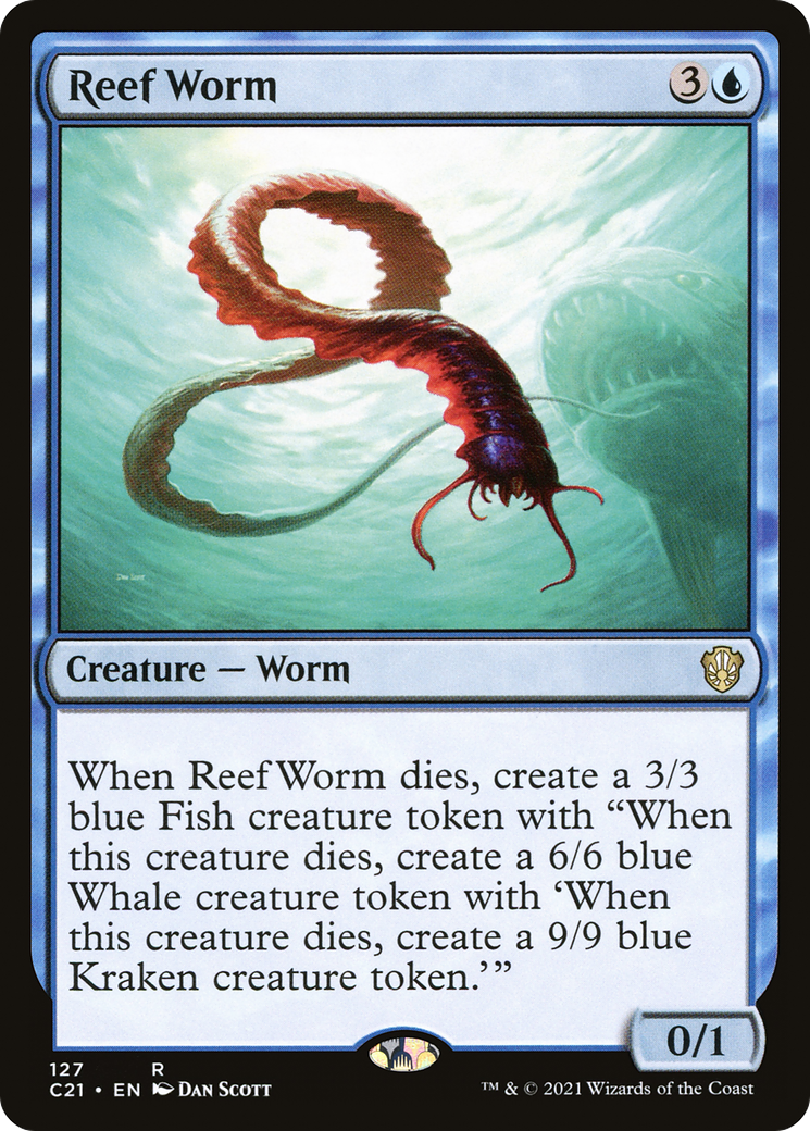 Reef Worm [Commander 2021] | Silver Goblin