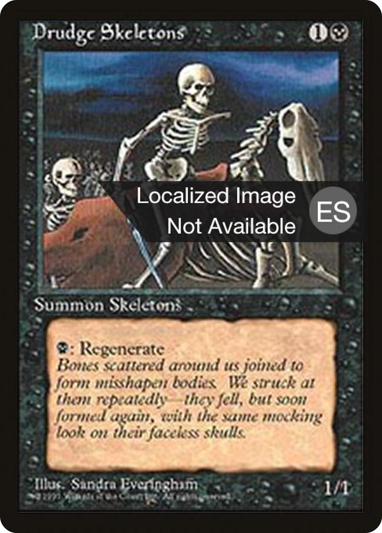 Drudge Skeletons [Fourth Edition (Foreign Black Border)] | Silver Goblin