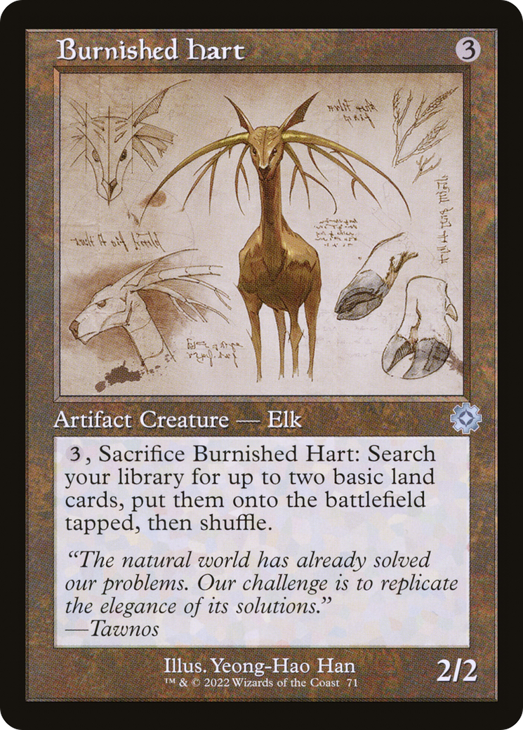 Burnished Hart (Retro Schematic) [The Brothers' War Retro Artifacts] | Silver Goblin