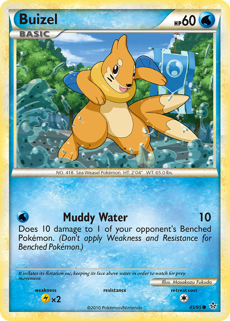 Buizel (45/95) [HeartGold & SoulSilver: Unleashed] | Silver Goblin