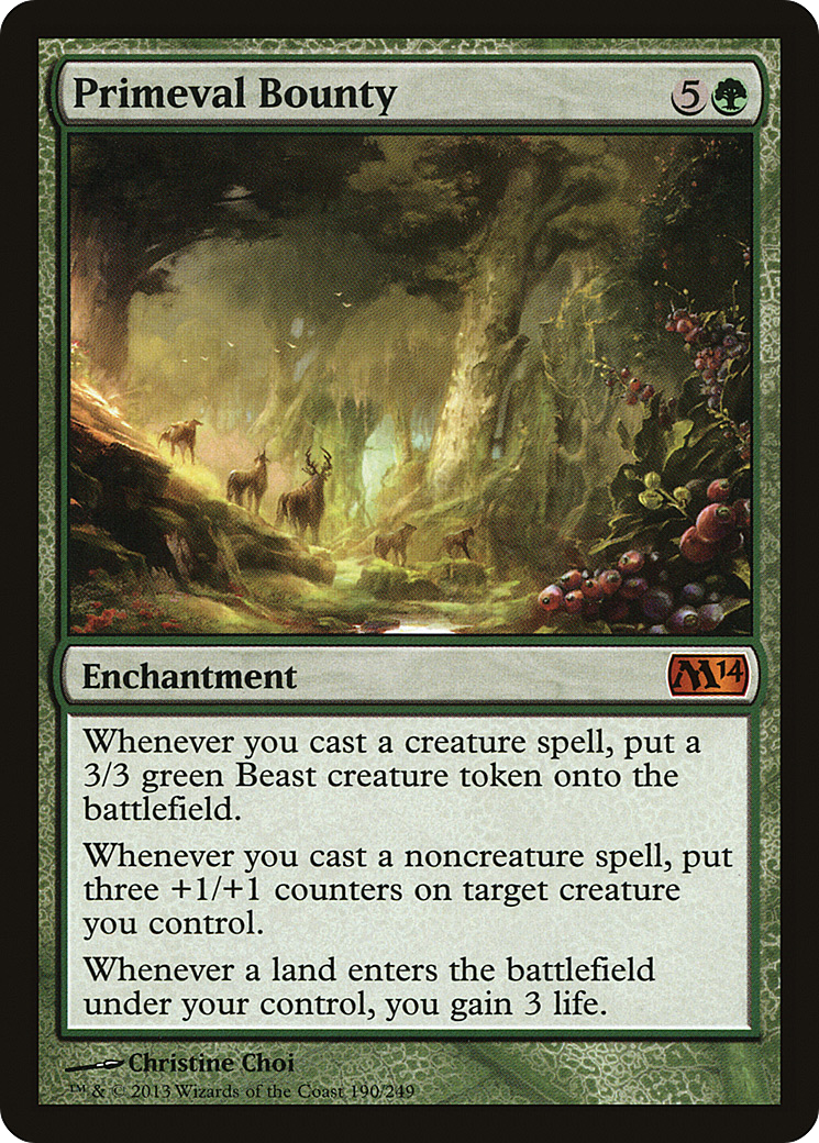 Primeval Bounty [Magic 2014] | Silver Goblin