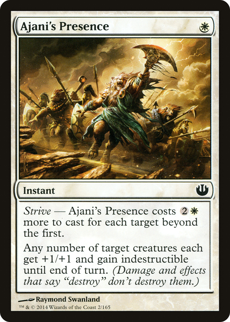 Ajani's Presence [Journey into Nyx] | Silver Goblin