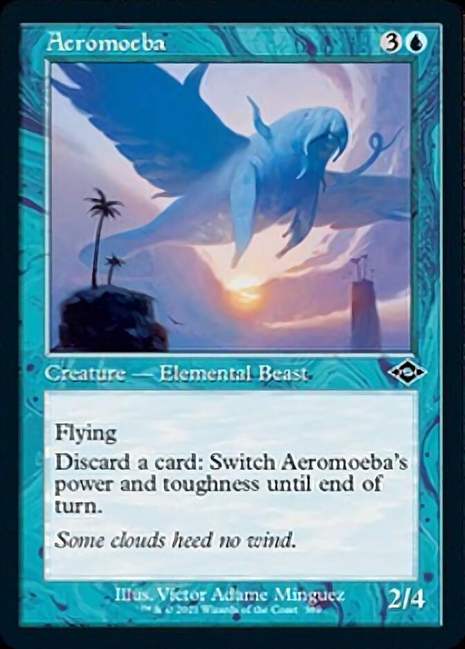 Aeromoeba (Retro Foil Etched) [Modern Horizons 2] | Silver Goblin