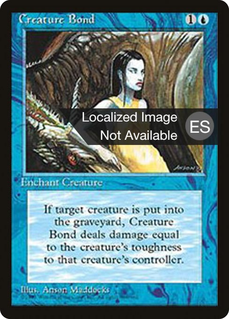 Creature Bond [Fourth Edition (Foreign Black Border)] | Silver Goblin