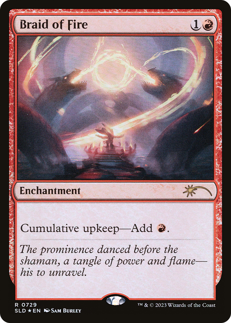 Braid of Fire (729) [Secret Lair Drop Promos] | Silver Goblin