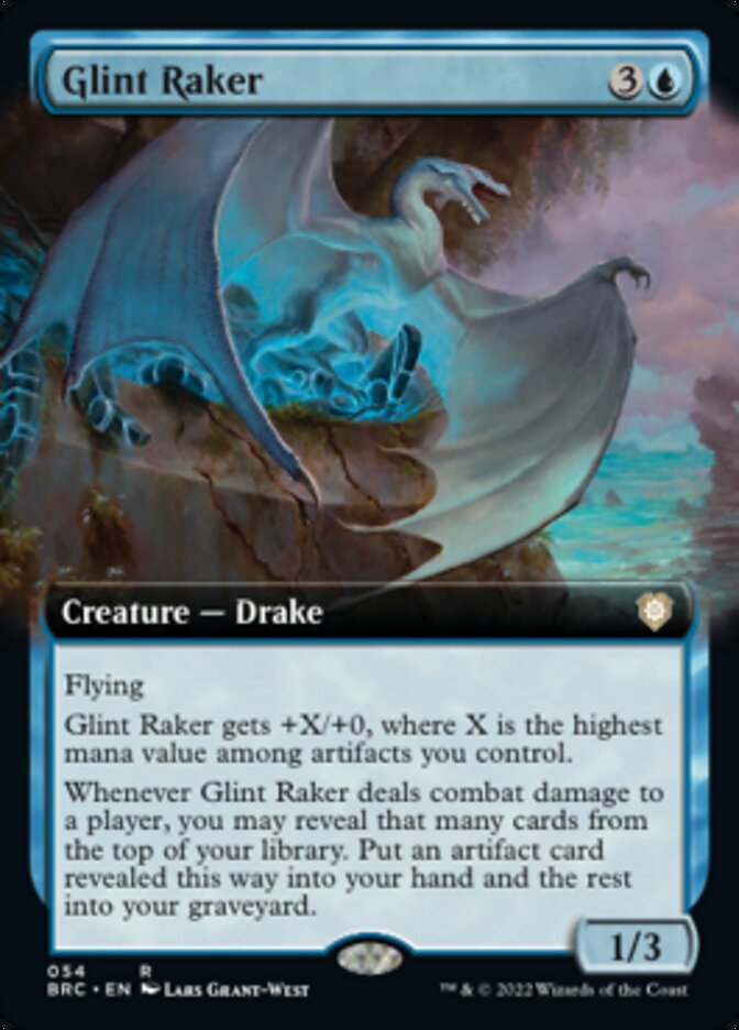 Glint Raker (Extended Art) [The Brothers' War Commander] | Silver Goblin