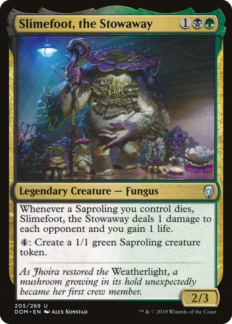 Slimefoot, the Stowaway [Dominaria] | Silver Goblin