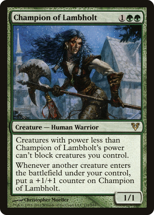 Champion of Lambholt [Avacyn Restored] Foil