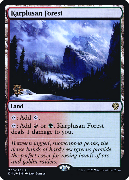 Karplusan Forest [Dominaria United Prerelease Promos]