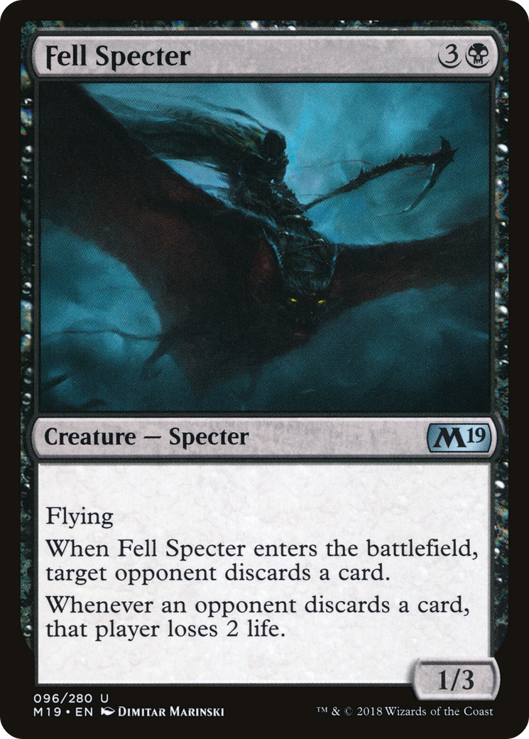 Fell Specter [Core Set 2019] | Silver Goblin