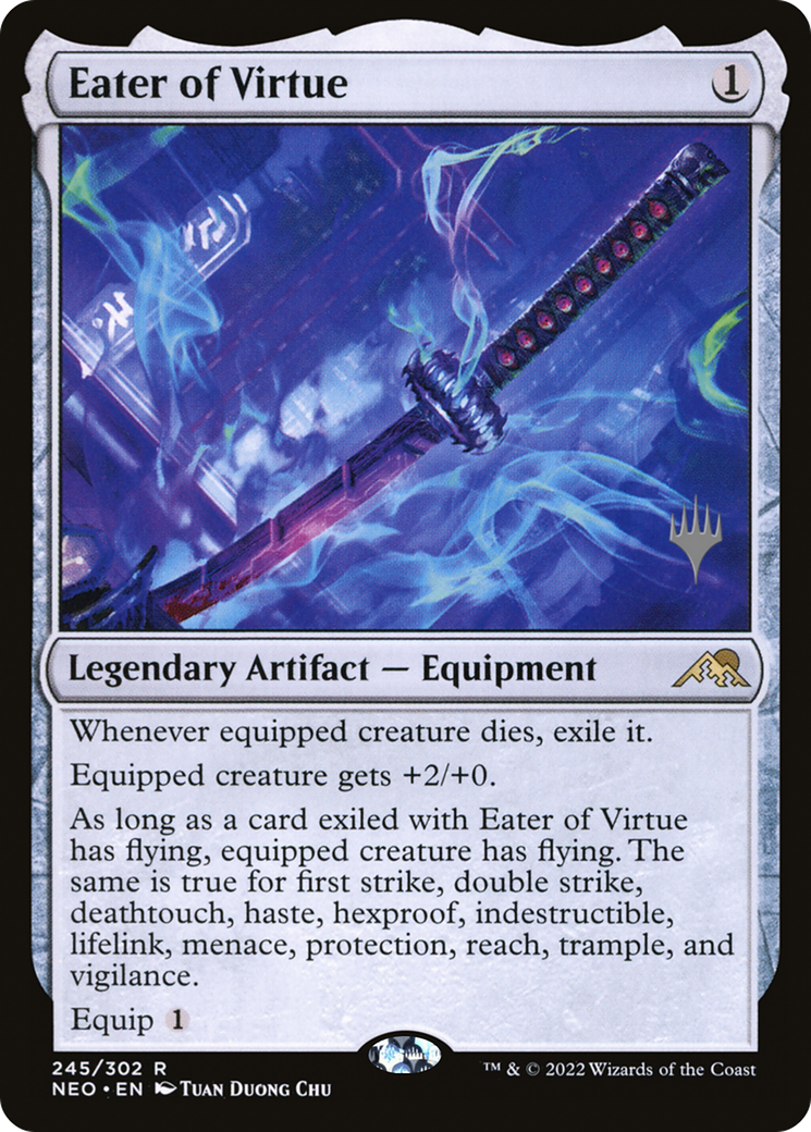 Eater of Virtue (Promo Pack) [Kamigawa: Neon Dynasty Promos] | Silver Goblin