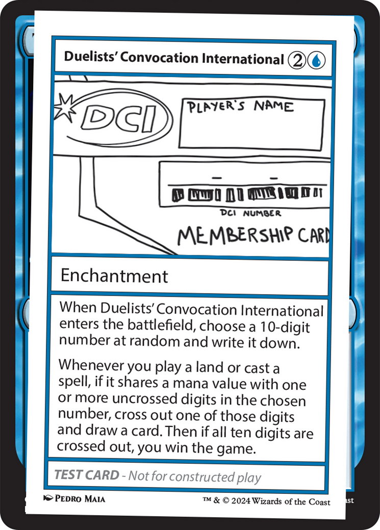 Duelists' Convocation International [Mystery Booster 2 Playtest Cards] | Silver Goblin