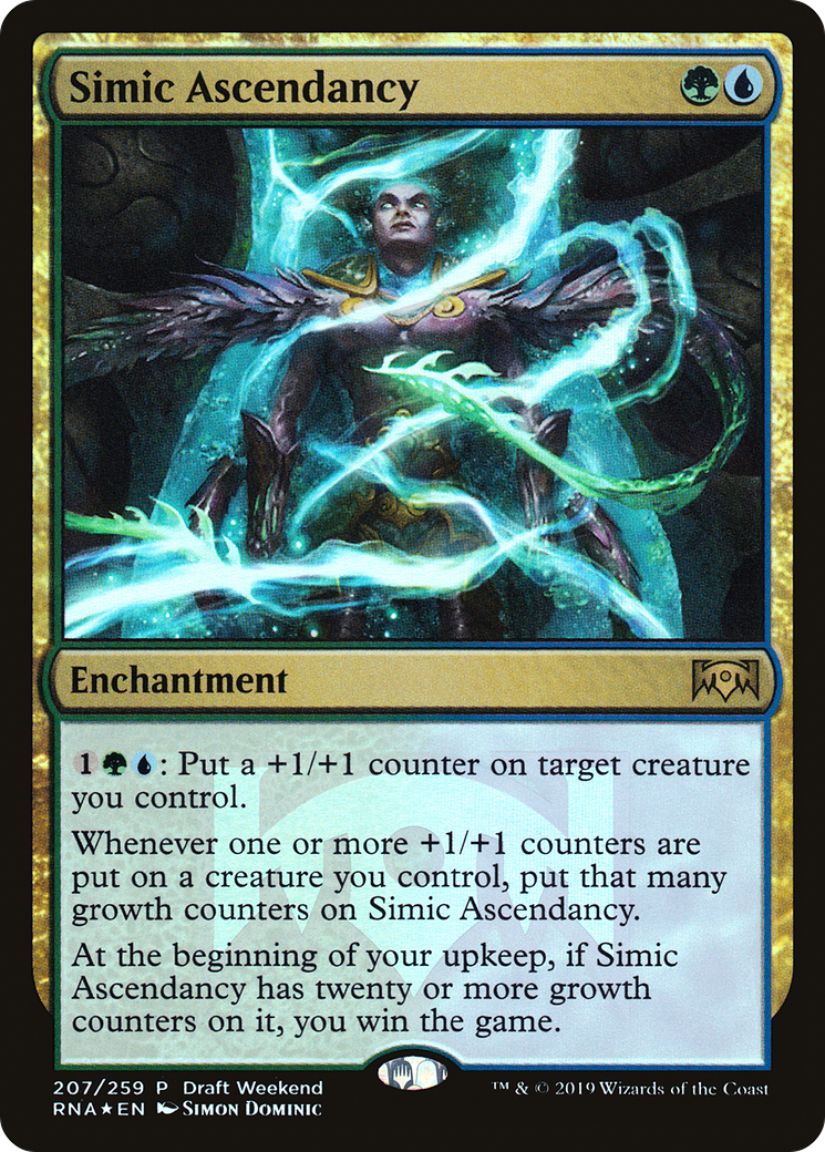 Simic Ascendancy (Draft Weekend) [Ravnica Allegiance Promos] | Silver Goblin