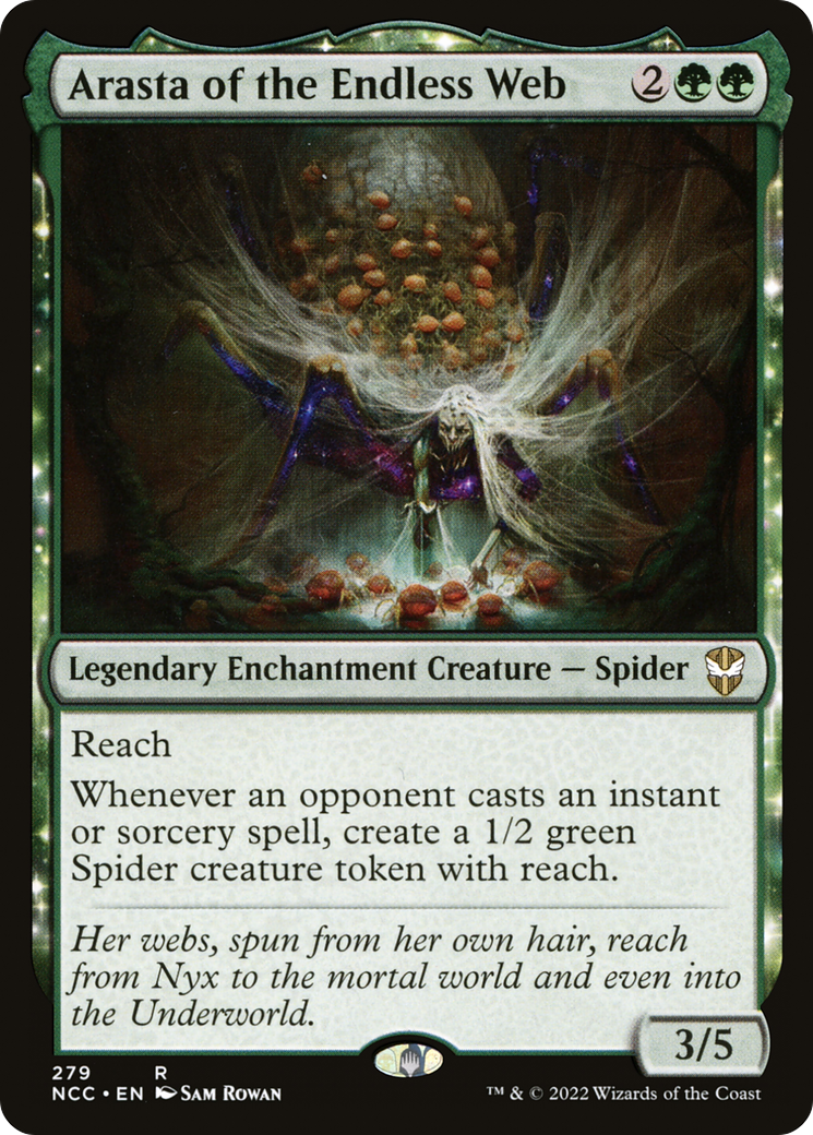 Arasta of the Endless Web [Streets of New Capenna Commander] | Silver Goblin