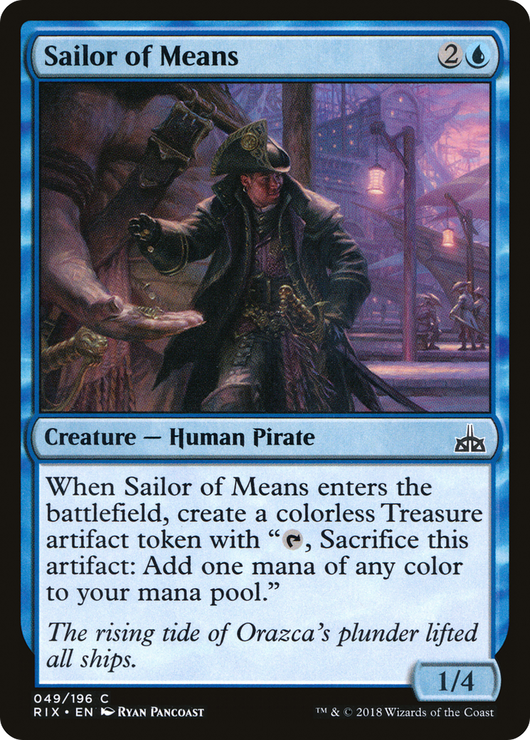 Sailor of Means [Rivals of Ixalan] | Silver Goblin