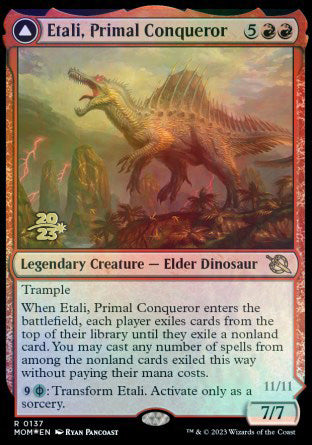 Etali, Primal Conqueror // Etali, Primal Sickness [March of the Machine Prerelease Promos] | Silver Goblin