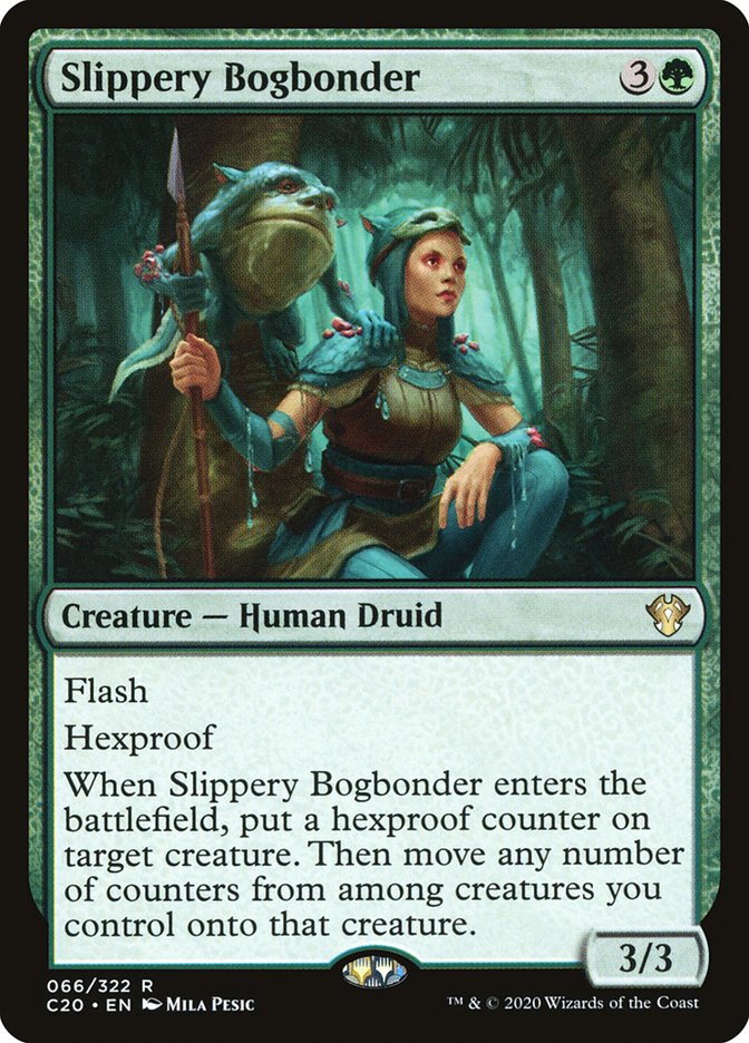 Slippery Bogbonder [Commander 2020] | Silver Goblin