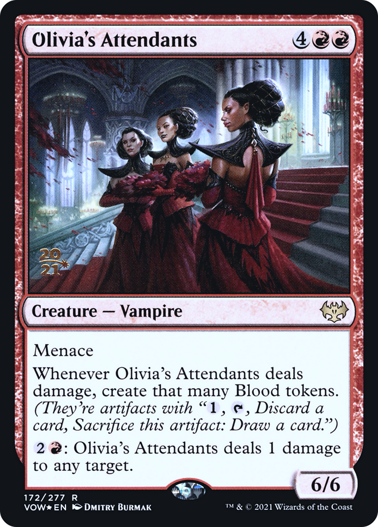 Olivia's Attendants [Innistrad: Crimson Vow Prerelease Promos] | Silver Goblin