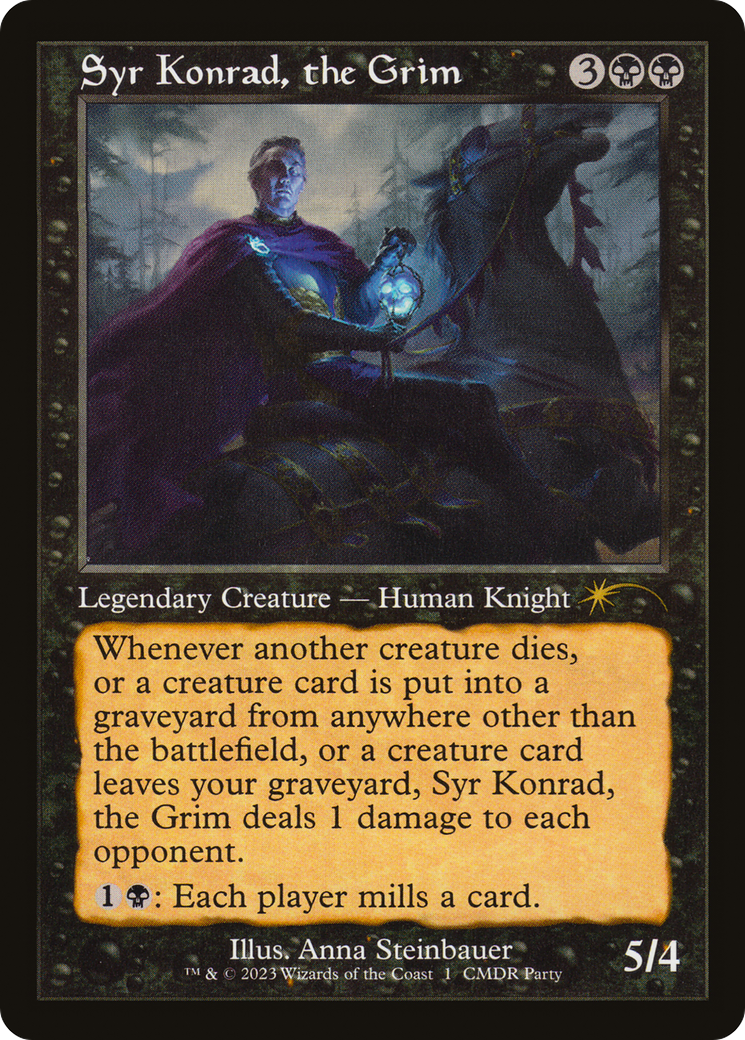 Syr Konrad, the Grim (Retro) [MagicFest 2023] | Silver Goblin