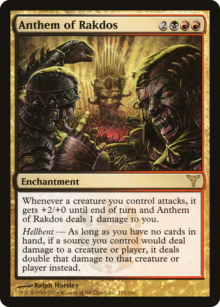 Anthem of Rakdos [Dissension] Foil