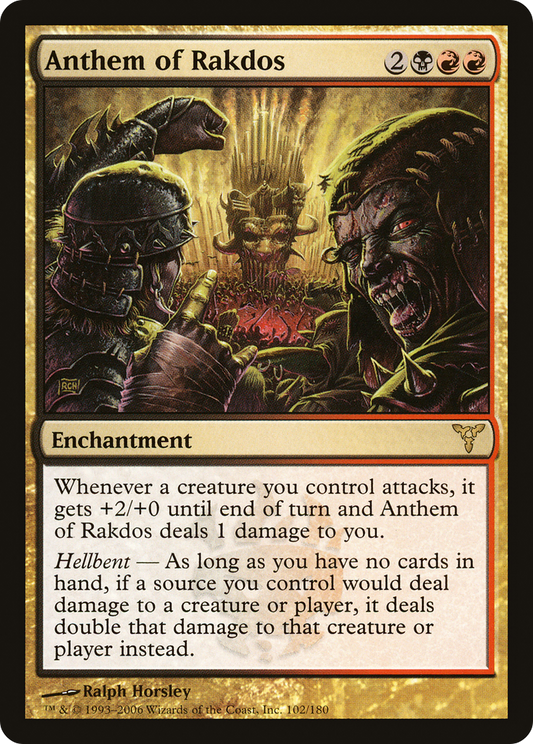 Anthem of Rakdos [Dissension] Foil