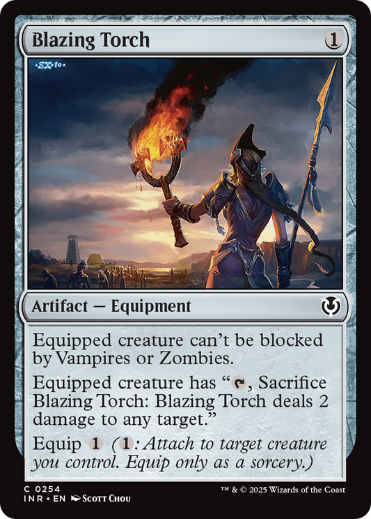 Blazing Torch Foil (254) - Innistrad Remastered