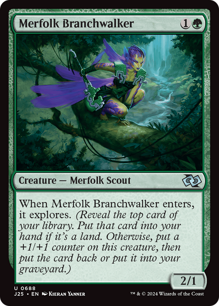 Merfolk Branchwalker [Foundations Jumpstart] | Silver Goblin