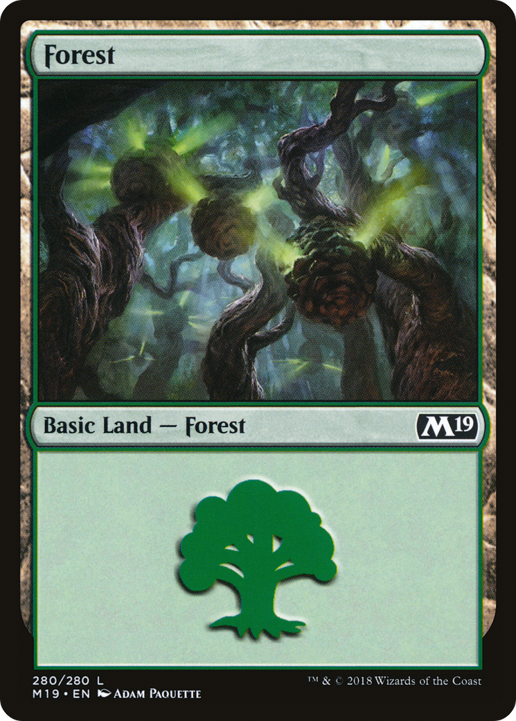 Forest (280) [Core Set 2019] | Silver Goblin