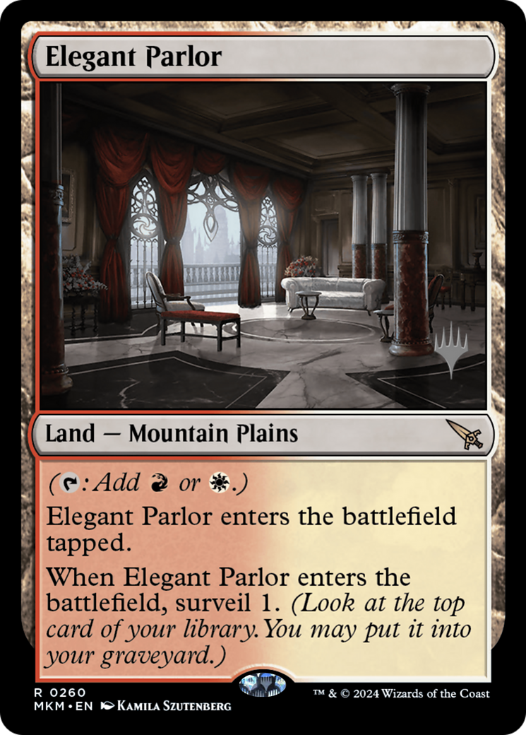 Elegant Parlor (Promo Pack) [Murders at Karlov Manor Promos] | Silver Goblin