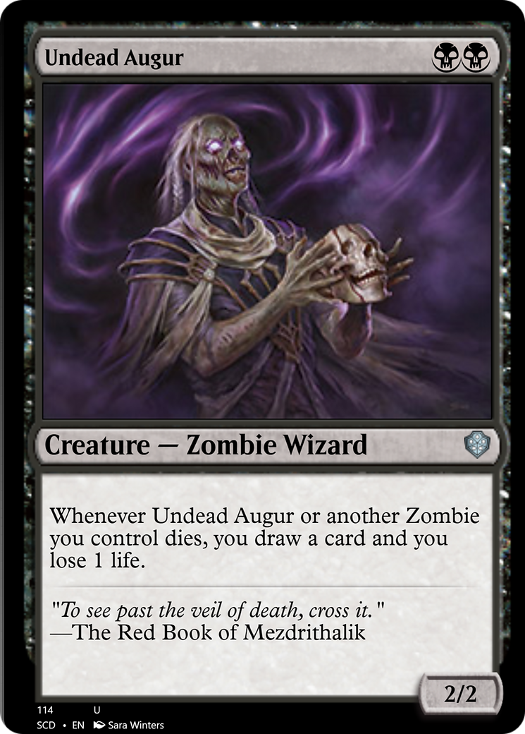 Undead Augur [Starter Commander Decks] | Silver Goblin