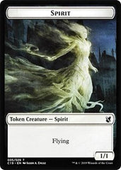 Spirit // Human Double-Sided Token [Commander 2019 Tokens] | Silver Goblin