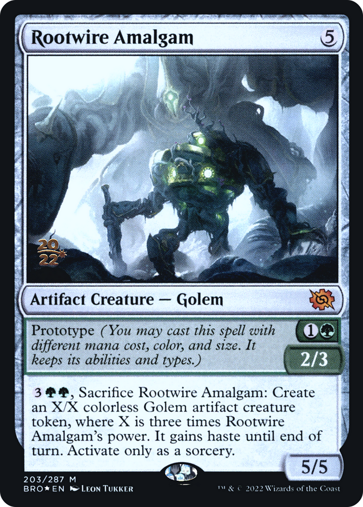 Rootwire Amalgam [The Brothers' War Prerelease Promos] | Silver Goblin