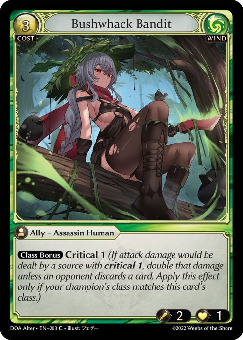 Bushwhack Bandit (203) [Dawn of Ashes: Alter Edition] Foil
