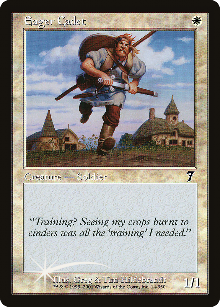 Eager Cadet (014) Foil - Seventh Edition