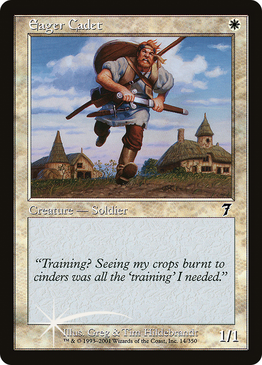 Eager Cadet (014) Foil - Seventh Edition