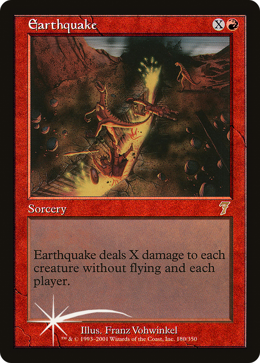 Earthquake (180) Foil - Seventh Edition
