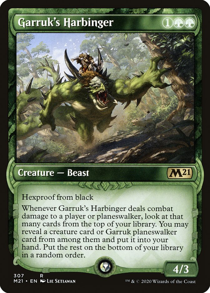 Garruk's Harbinger (Showcase) [Core Set 2021] | Silver Goblin