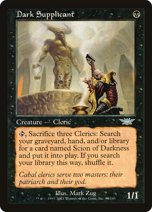 Dark Supplicant [Legions] Foil