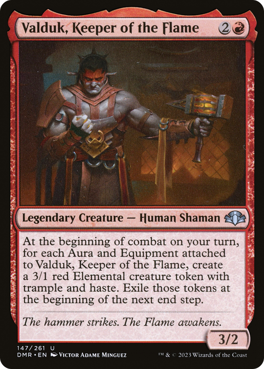 Valduk, Keeper of the Flame [Dominaria Remastered]