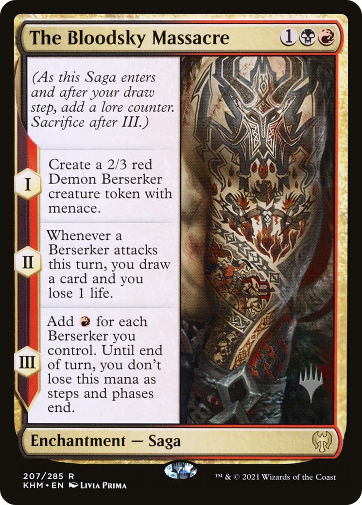 The Bloodsky Massacre (Promo Pack) [Kaldheim Promos] Foil