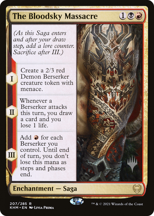 The Bloodsky Massacre (Promo Pack) [Kaldheim Promos]