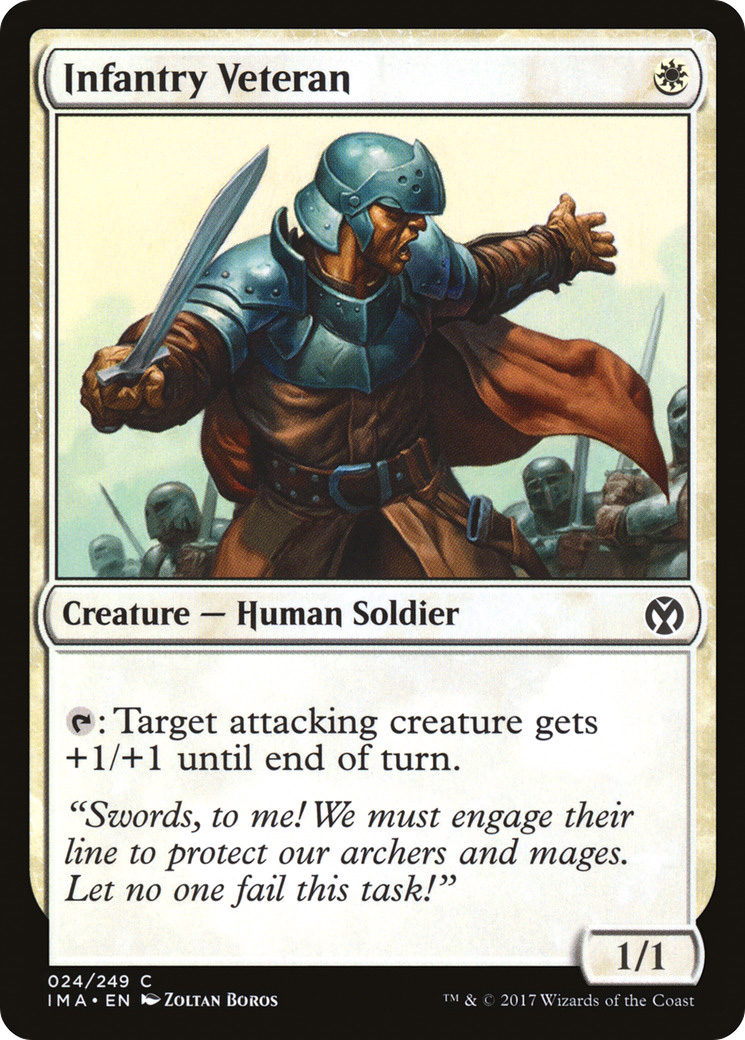 Infantry Veteran [Iconic Masters] | Silver Goblin