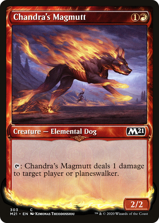Chandra's Magmutt (Showcase) [Core Set 2021] Foil