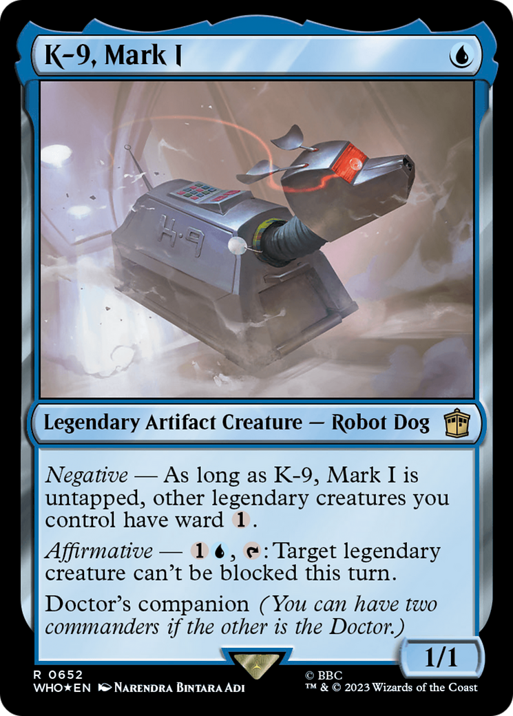 K-9, Mark I (Surge Foil) [Doctor Who] | Silver Goblin