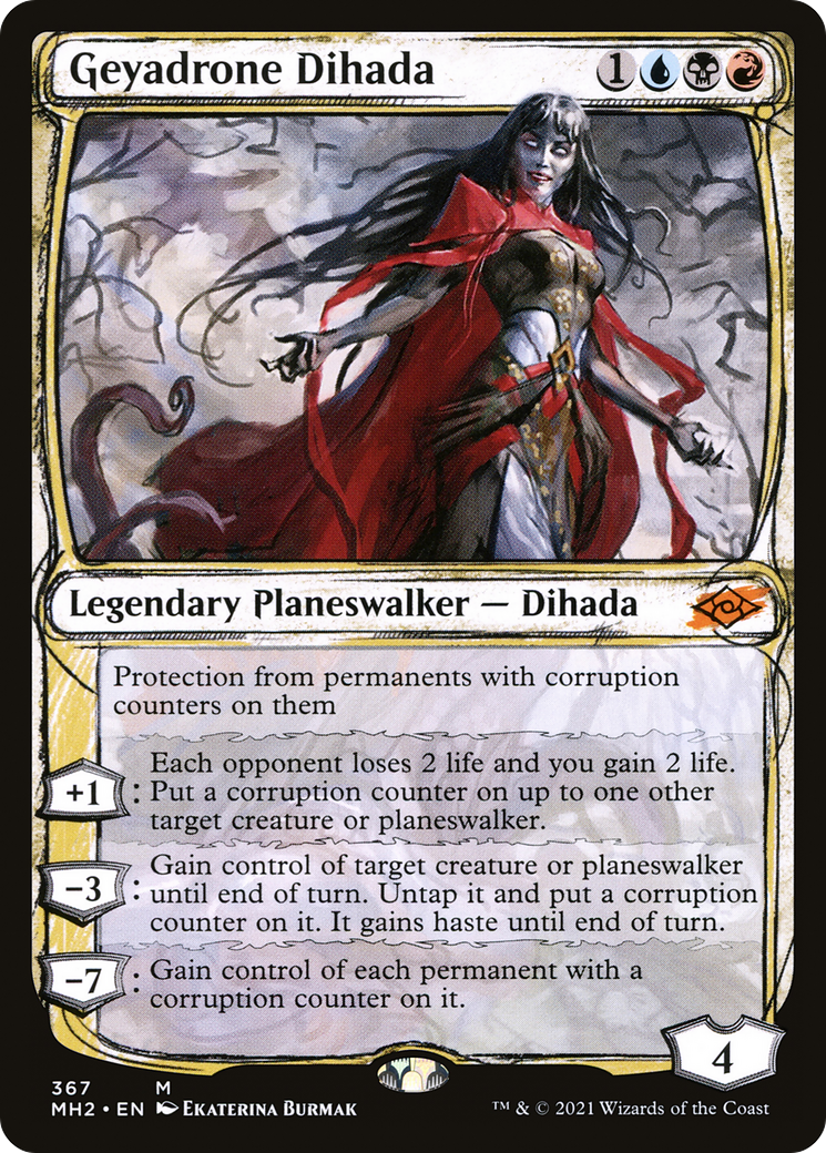 Geyadrone Dihada (Sketch) [Modern Horizons 2] | Silver Goblin