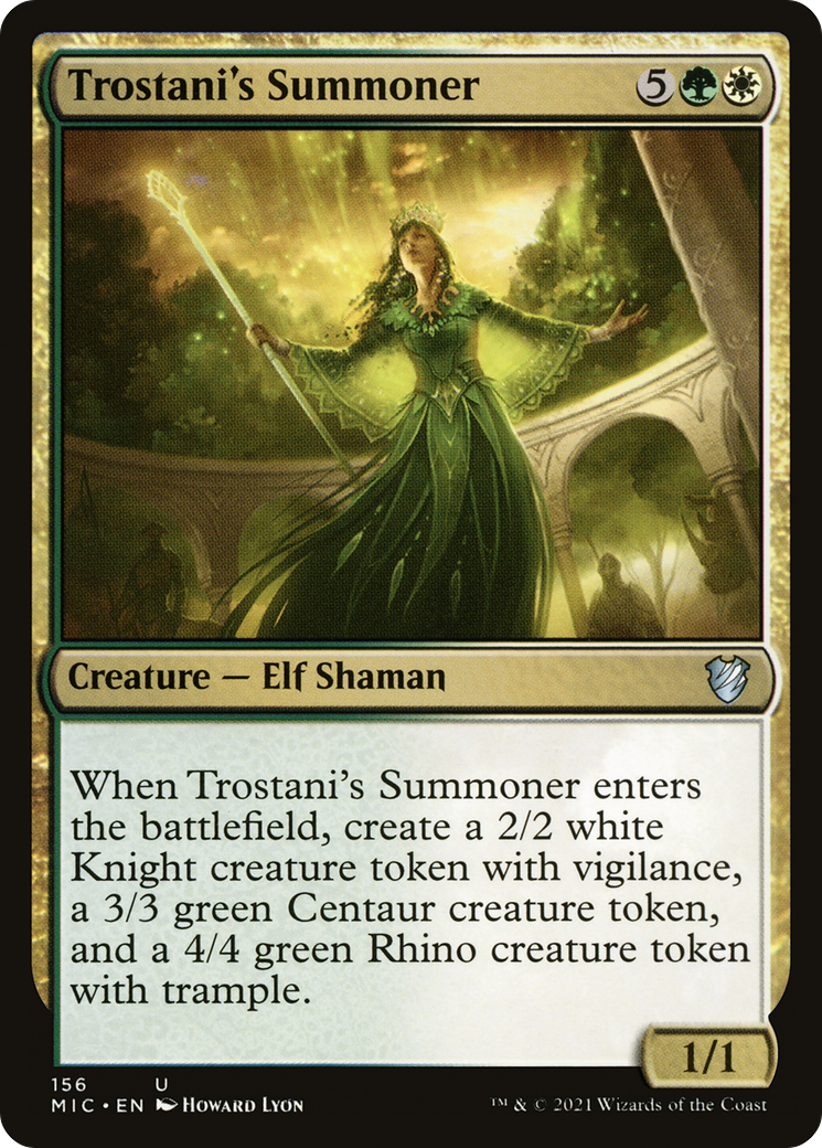 Trostani's Summoner [Innistrad: Midnight Hunt Commander] | Silver Goblin