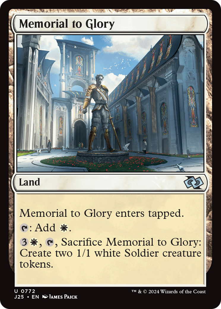 Memorial to Glory [Foundations Jumpstart] | Silver Goblin