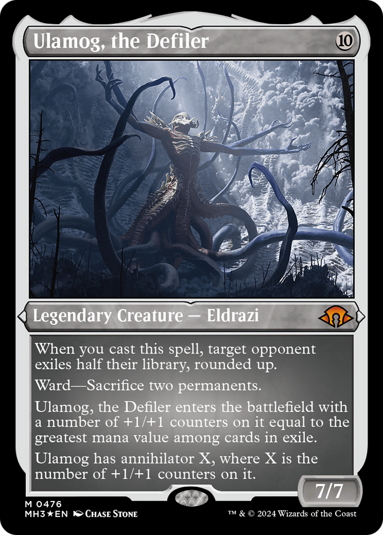 Ulamog, the Defiler (Foil Etched) [Modern Horizons 3] | Silver Goblin