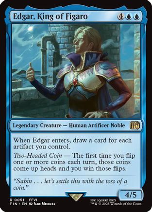 Edgar, King of Figaro (051) Foil - FINAL FANTASY